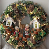 Guirlanda Decoração Natalina Luxo com Led 55CM