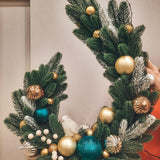 Guirlanda Decoração Natalina Moderna 60CM