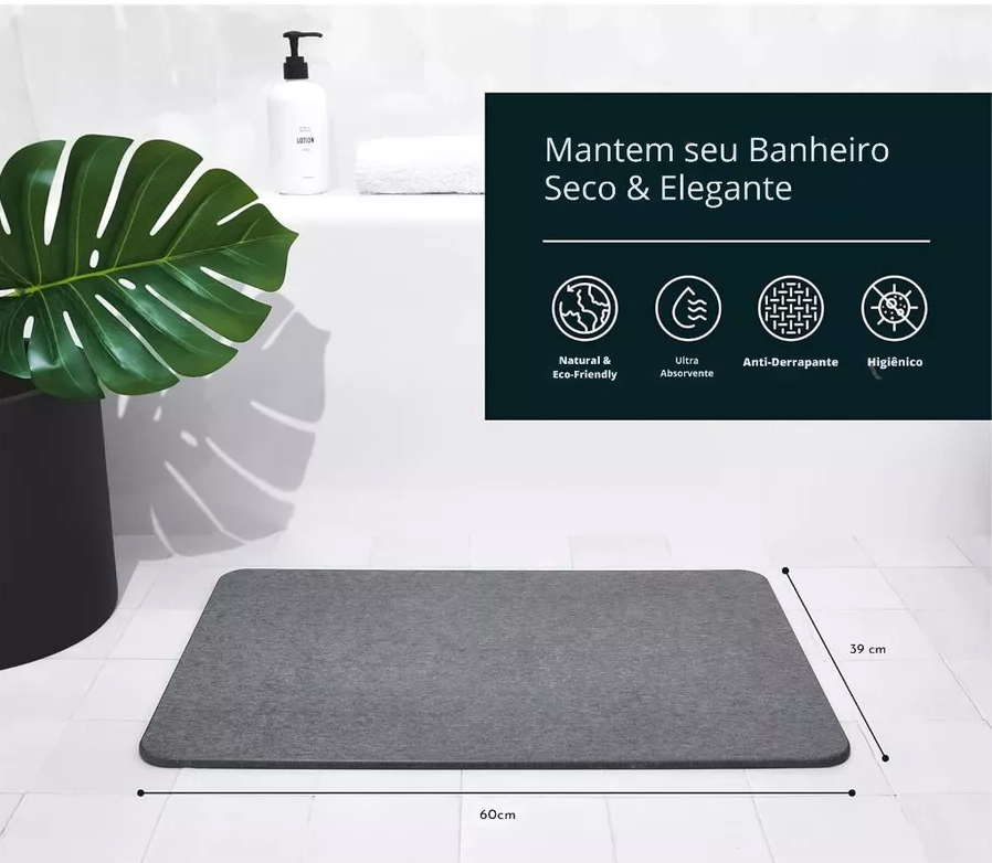 Tapete para banheiro Dritomita | Dedock