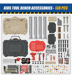 Banco De Ferramentas Para Crianças Deshara Com 138 Peças, Fu