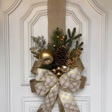 Escapulário Natalino Dourado e Xadrez