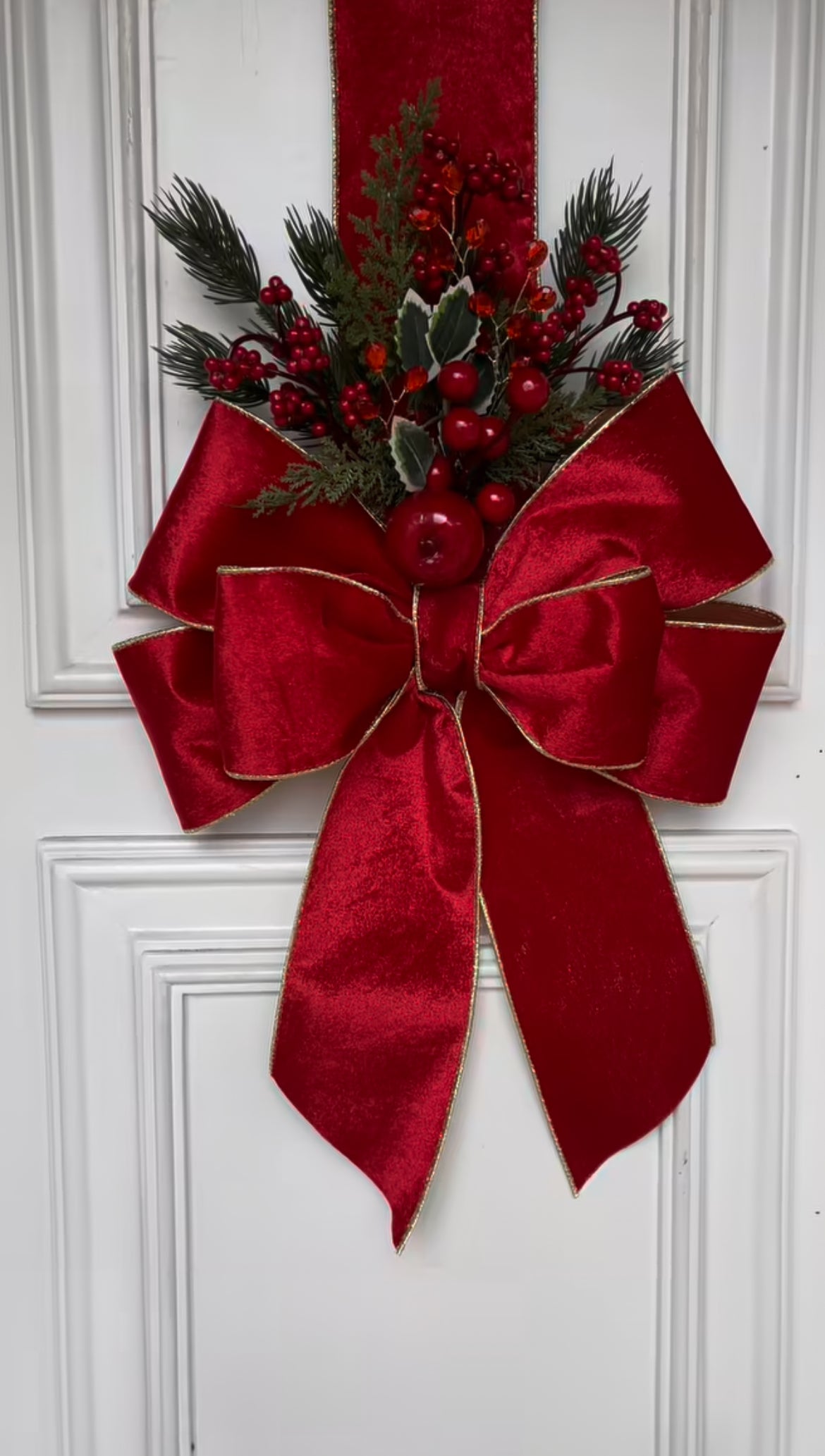 Escapulário Natalino Vermelho Clássico