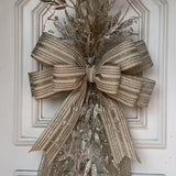 Escapulário Natalino Champagne Prateado