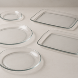 Conjunto 4 Travessas Vidro Temperado - Design Moderno