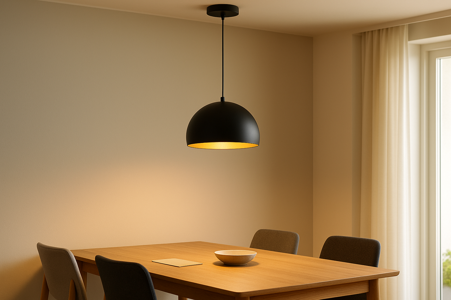 Lustre Pendente - Vista Lateral