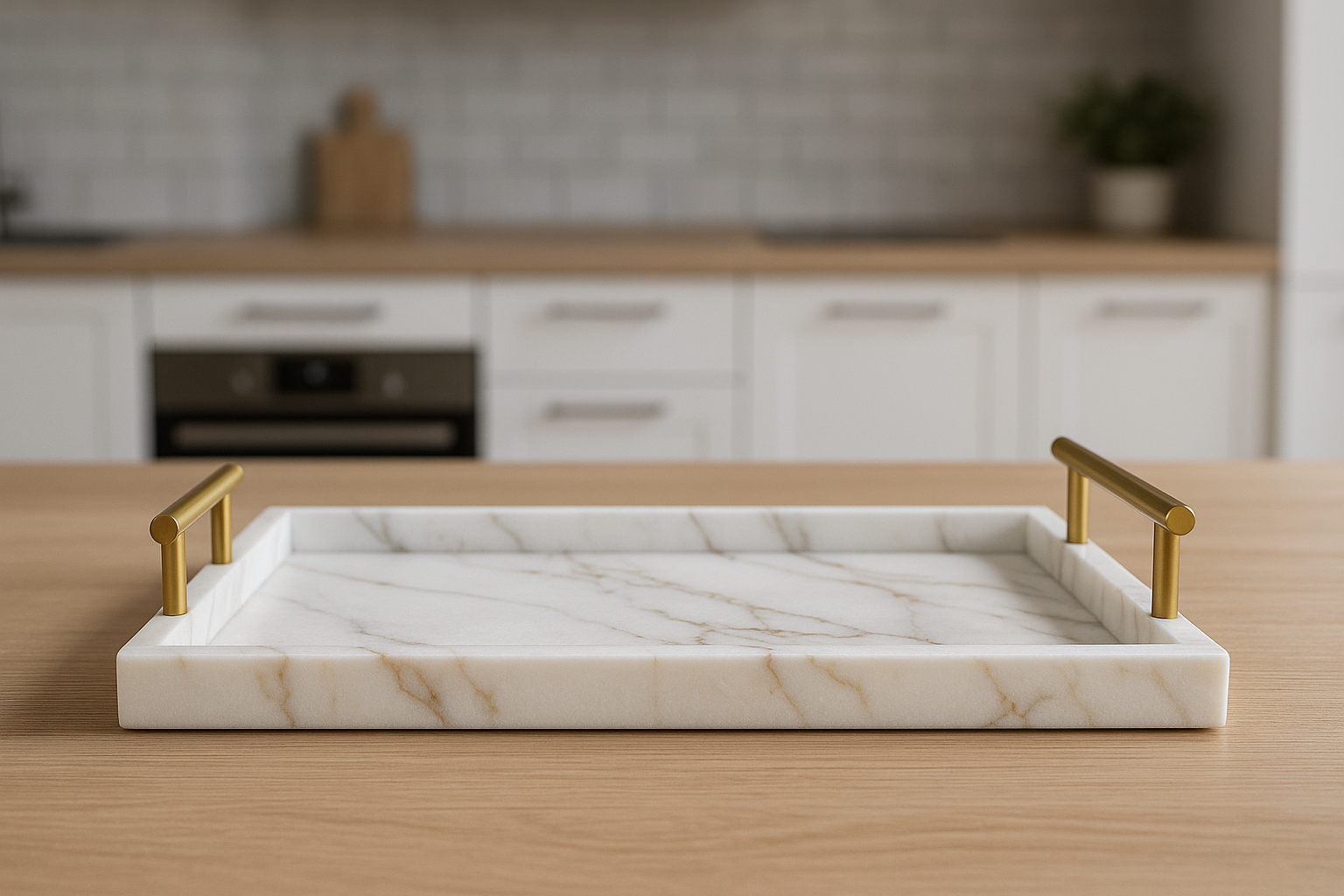 Bandeja Mármore - Vista Lateral