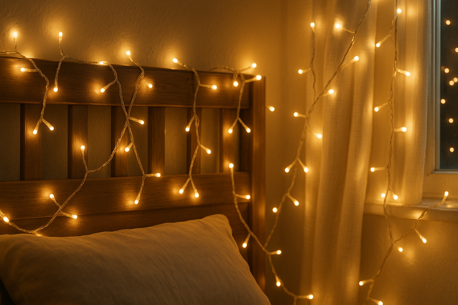 Cordão Luzes - Detalhe LEDs