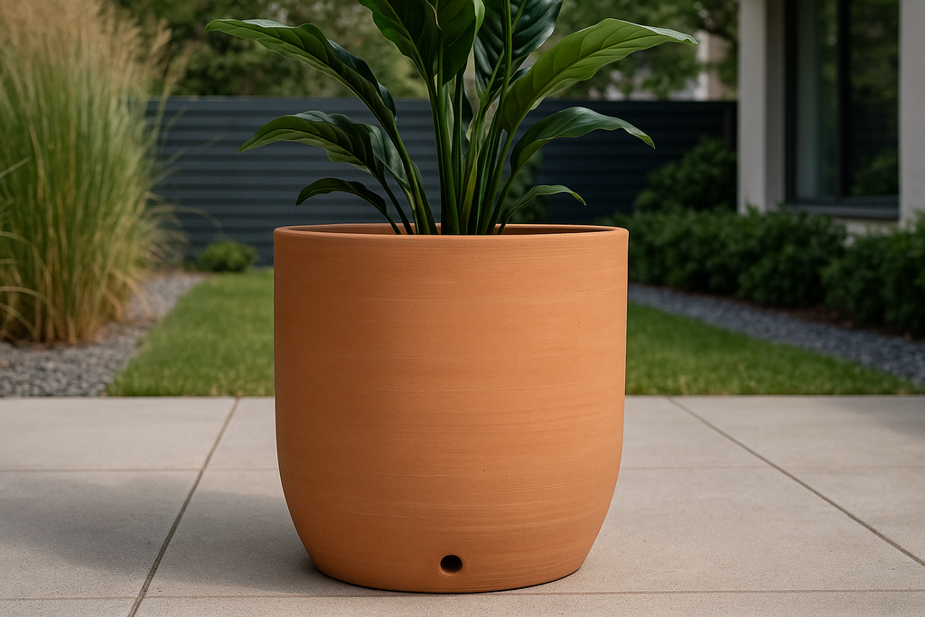 Vaso Cerâmica - Vista Lateral