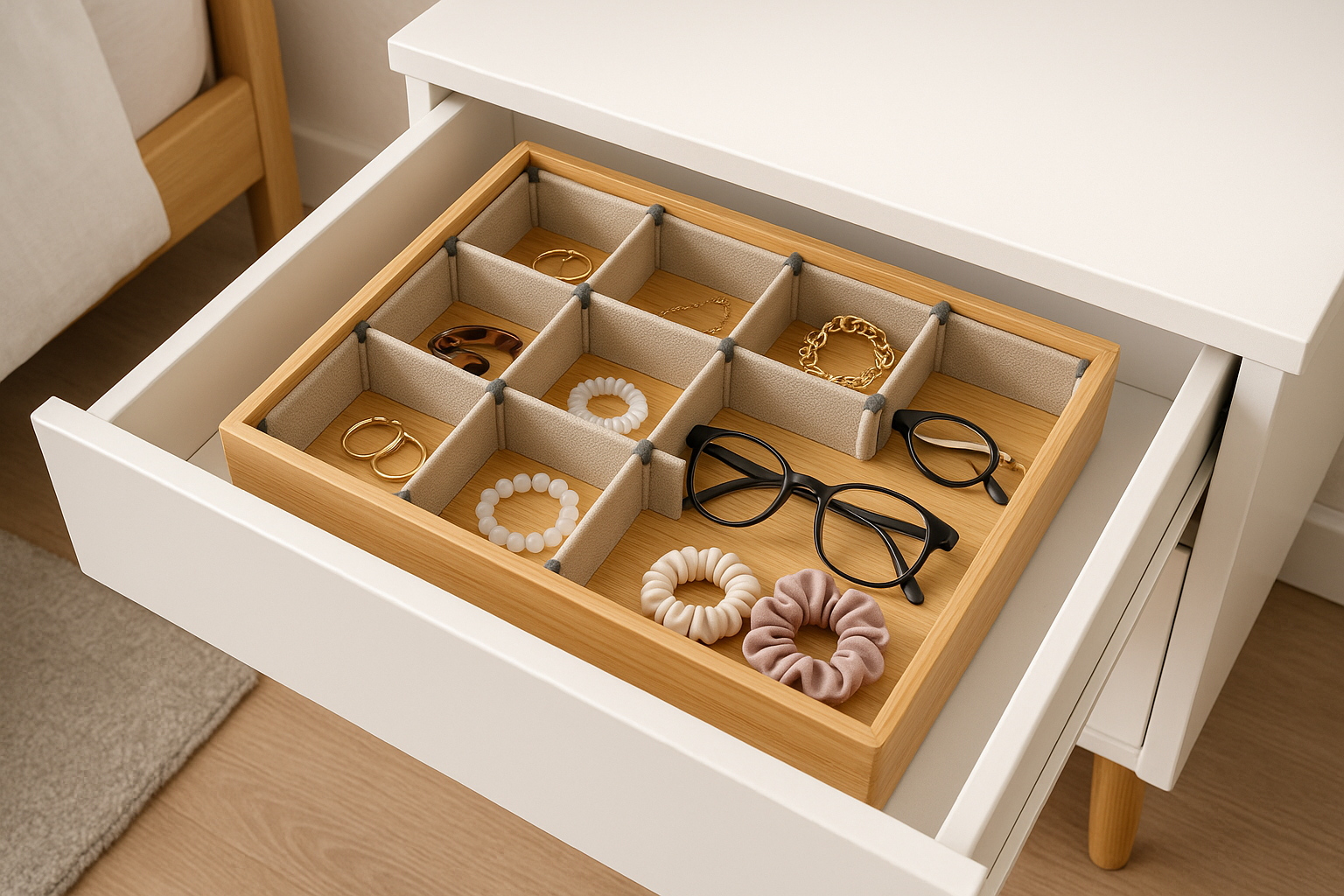 Organizador Divisórias - Vista 3/4