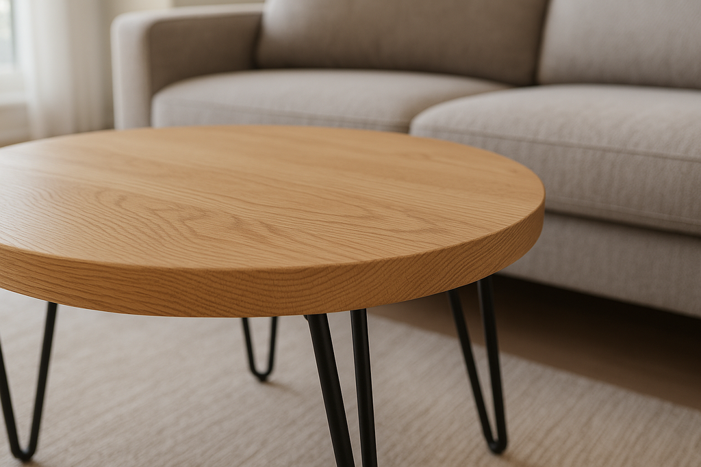 Mesa Centro - Detalhe Madeira