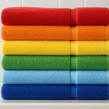 Conjunto 4 Toalhas Banho Coloridas - Cores Alegres