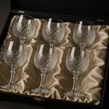 Conjunto 6 Taças Vinho Cristal Premium - 450ml Luxo