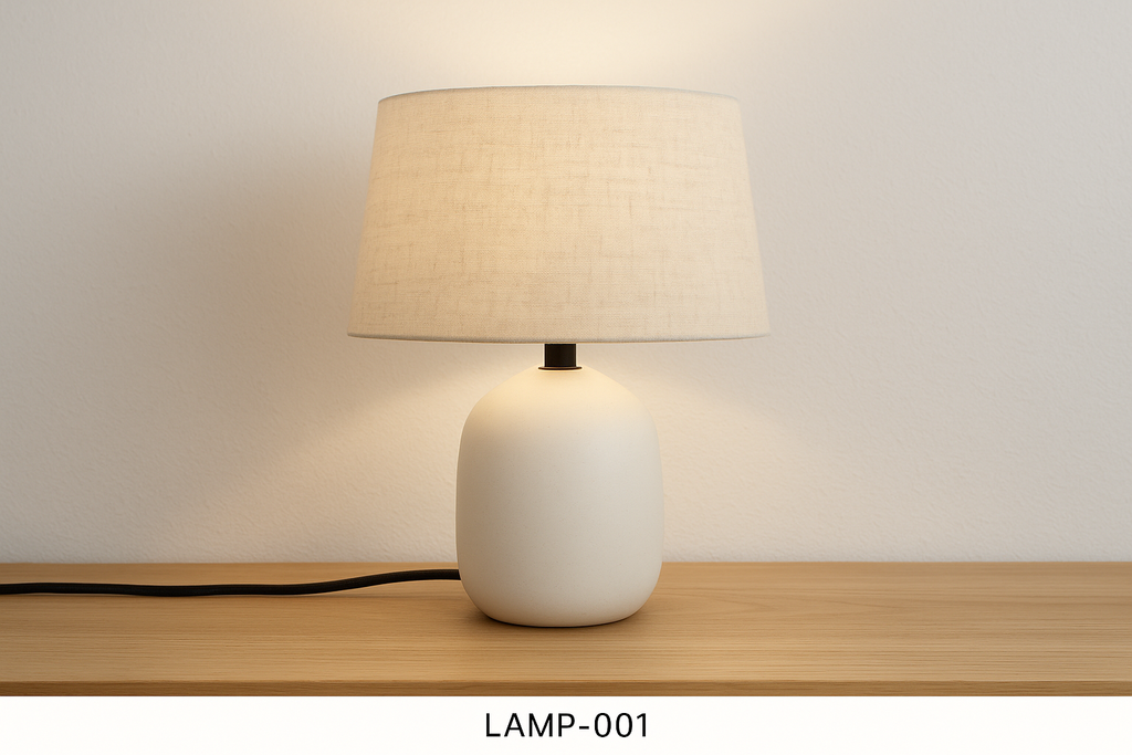 Luminária Mesa - Vista Frontal