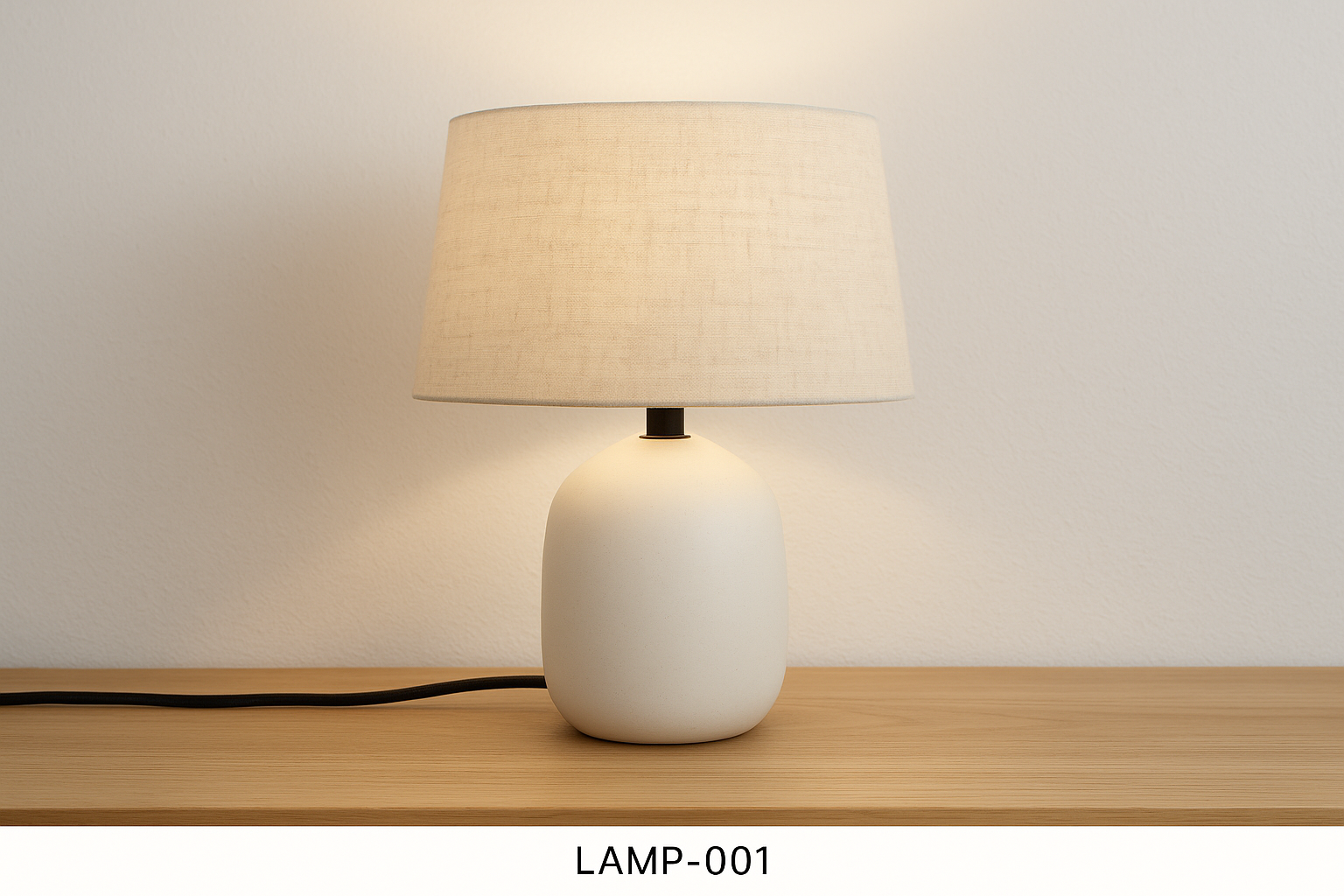 Luminária Mesa - Vista Frontal