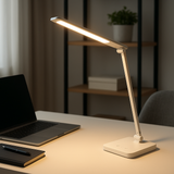 Luminária de Mesa LED Ajustável Touch Branca 45cm