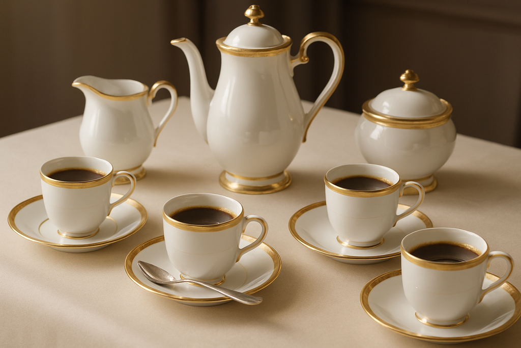 Serviço de Café Luxo