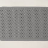 Tapete Banheiro Antiderrapante Cinza - 60x40cm Segurança