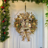 Guirlanda De Natal Sagrada Família C/ Led 50cm