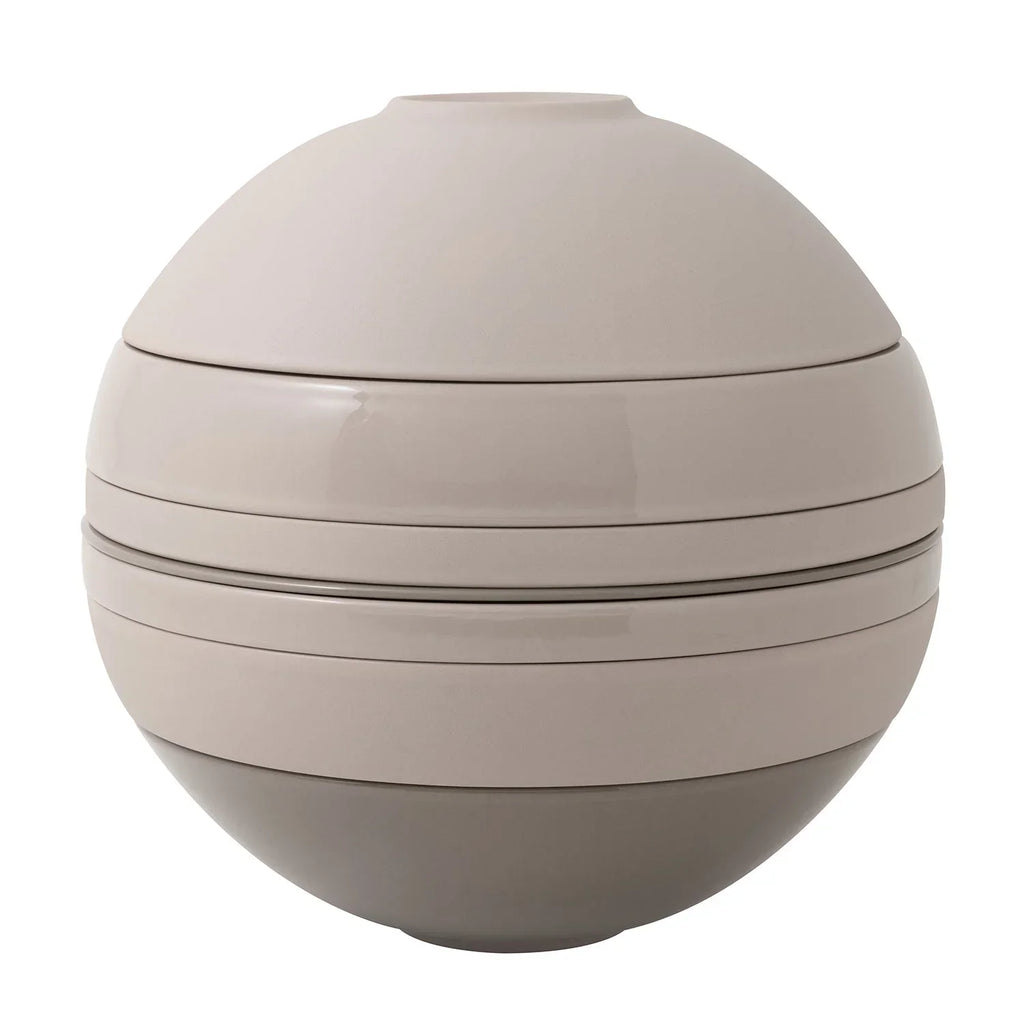 Conjunto de Jantar para 2 Pessoas - La Boule 7 Peças Bege