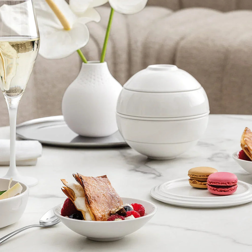 Conjunto de Jantar para 2 Pessoas - La Boule 7 Peças Branco